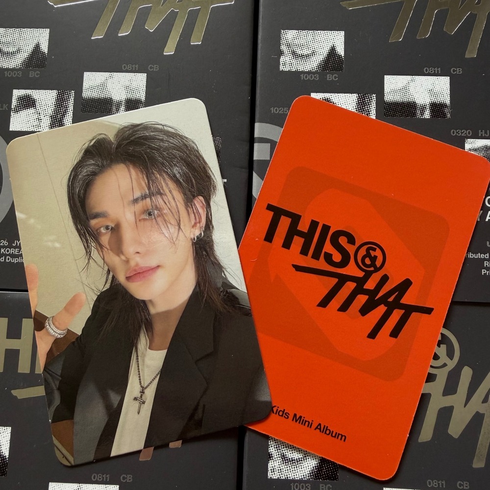 STRAY KIDS HYUNJIN This & That Photocard